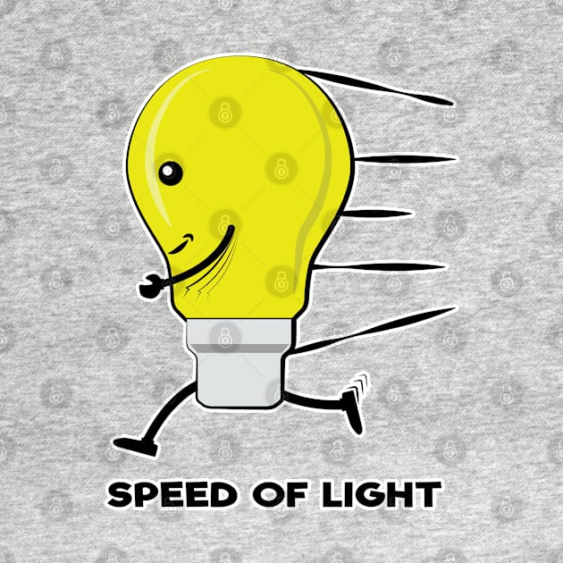 Speed Of Light - Funny Running Bulb by DesignWood Atelier